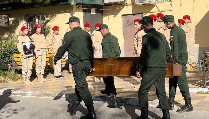 В Каспийске сегодня проводили в последний путь ветерана Великой Отечественной войны Нину Ивановну Сахнину